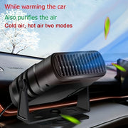 Portativ 12V Avtomobil isitgich ventilyatori ikki rejimli tez isitgich sovutish quritgich