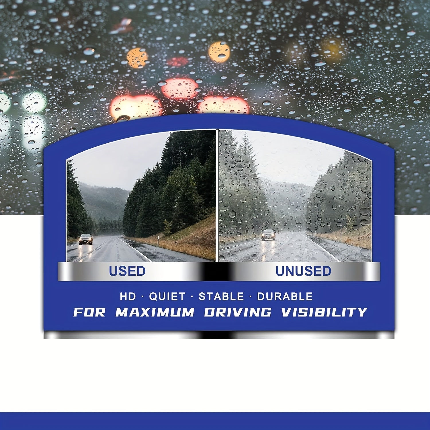 Universal J-Shaped Windshield Wiper High Quality Boneless Second Gen