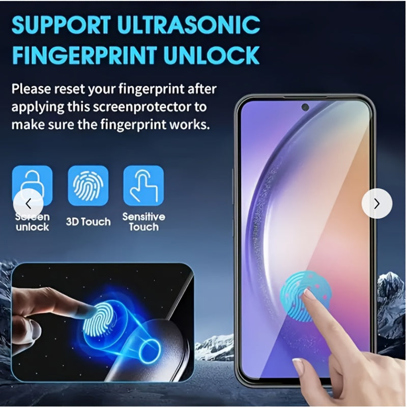 2 шт. защитных стеклянных пленок для конфиденциальности для моделей серии Samsung A