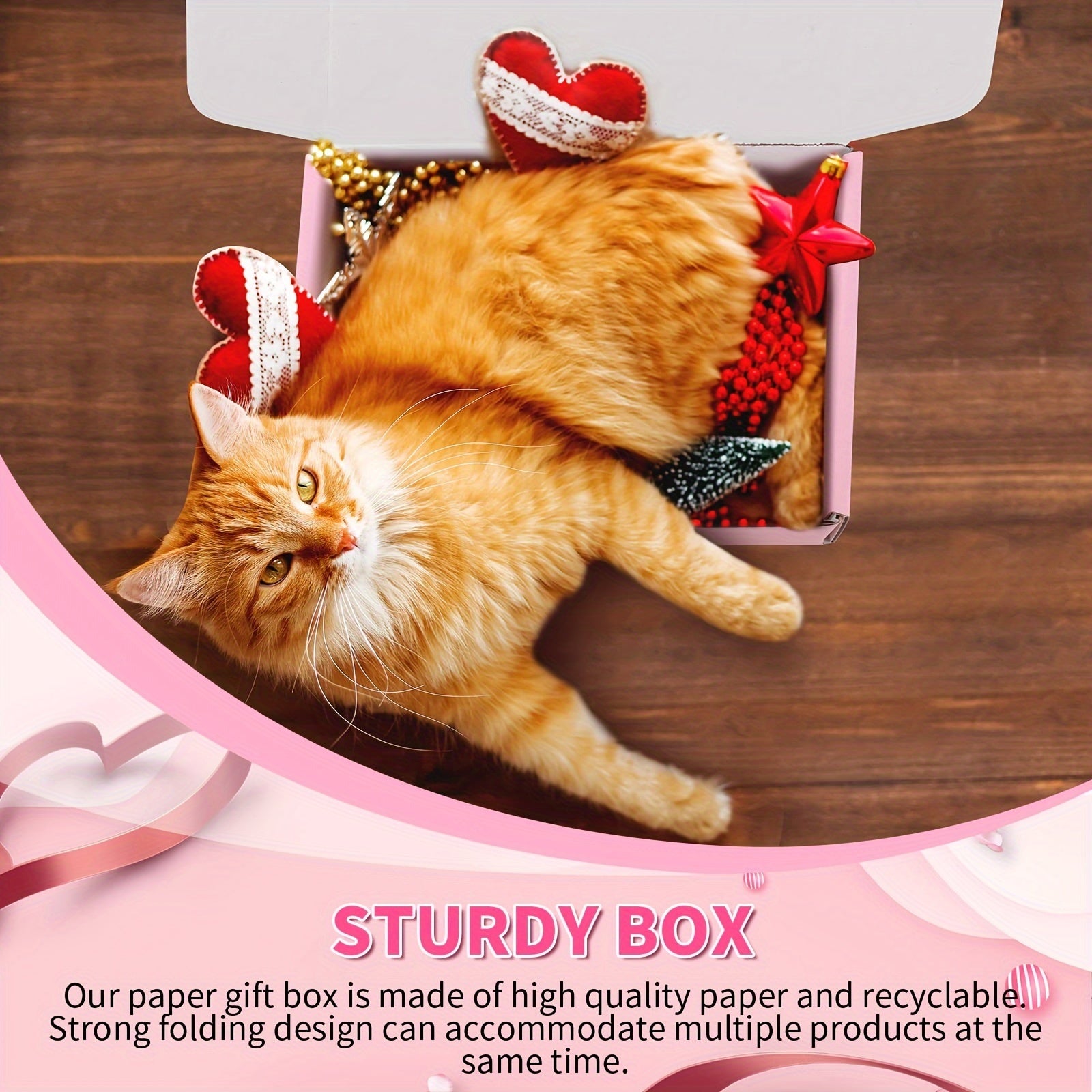 Paquete de 10, 15, 20 cajas de cartón corrugado rosa para envío de joyería, cosméticos y artículos pequeños