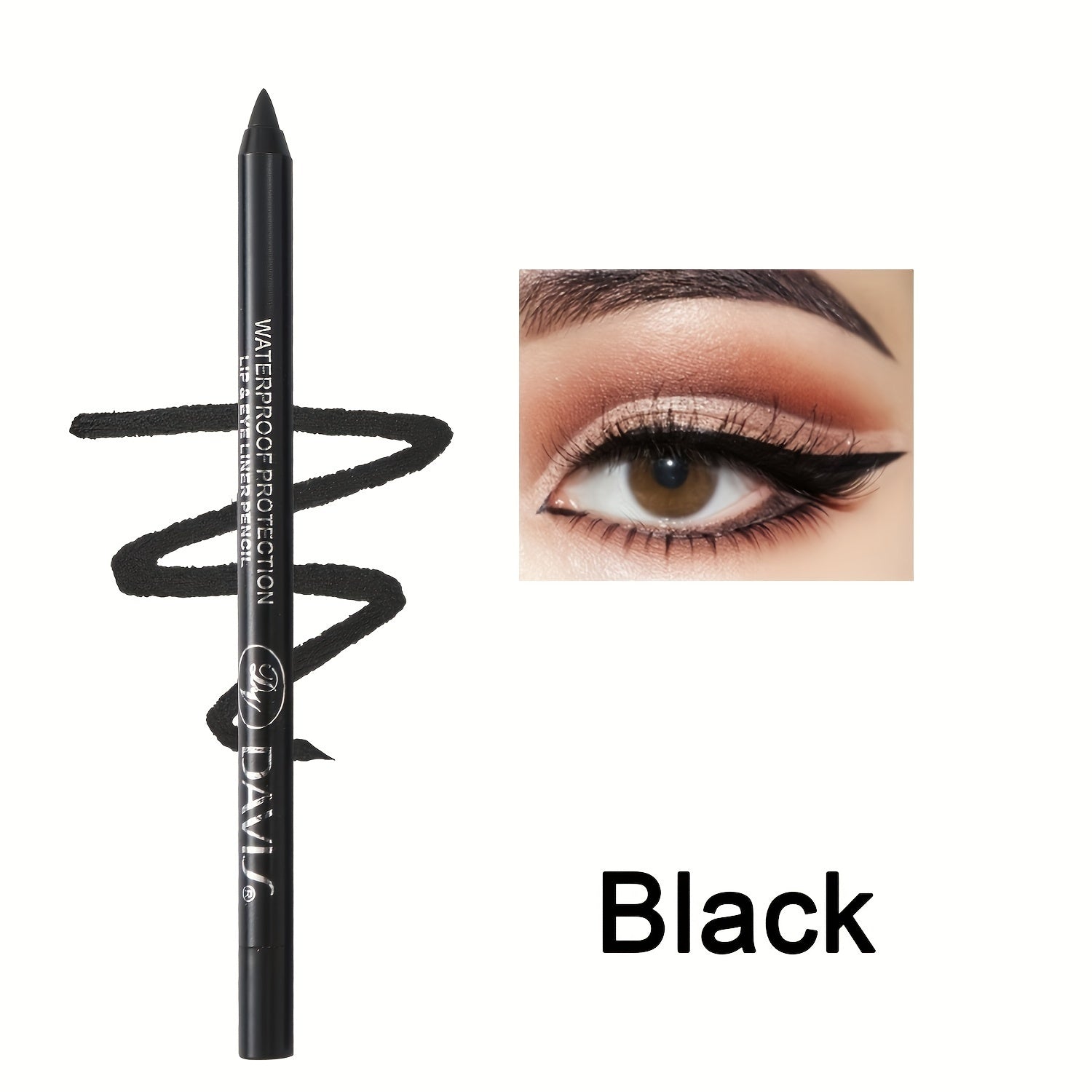 Women Long-Lasting Smooth Glide Eyeliner Pencil Colorful Eye Makeup