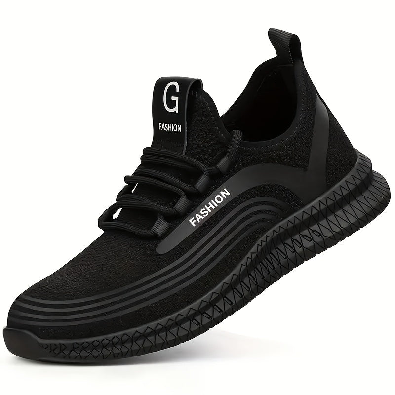 Men's Safety Work Shoes Steel Toe Puncture Resistant Breathable Lightweight