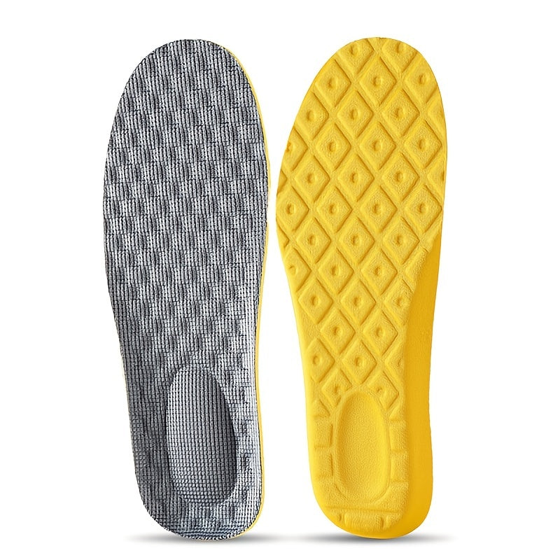 Unisex Sports Insoles Gel Shock Absorption Arch Support Orthopedic EVA 2-Piece Set