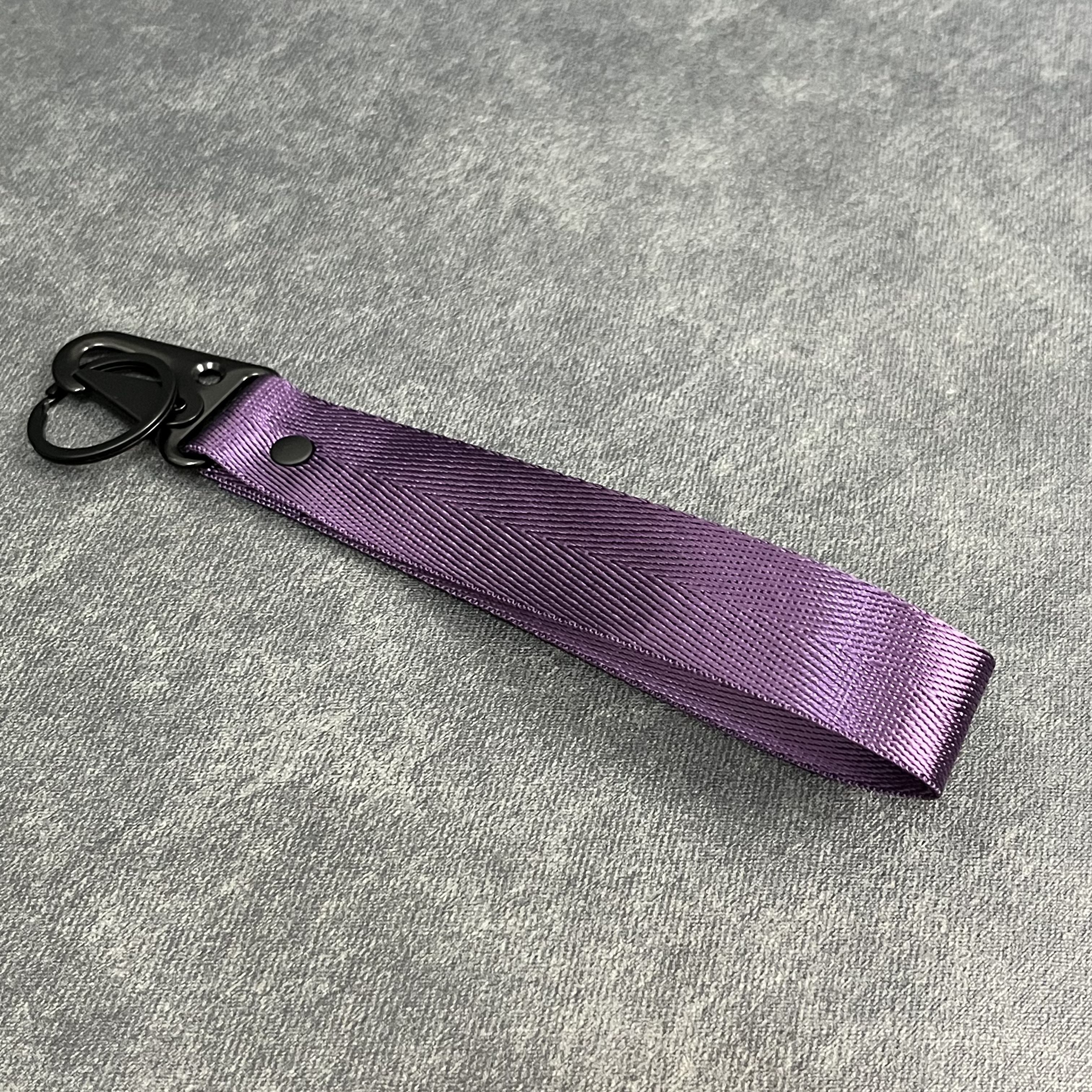 Unisex Nylon Key Chain Strap for Car Keys and ID Badges, 10 Colors