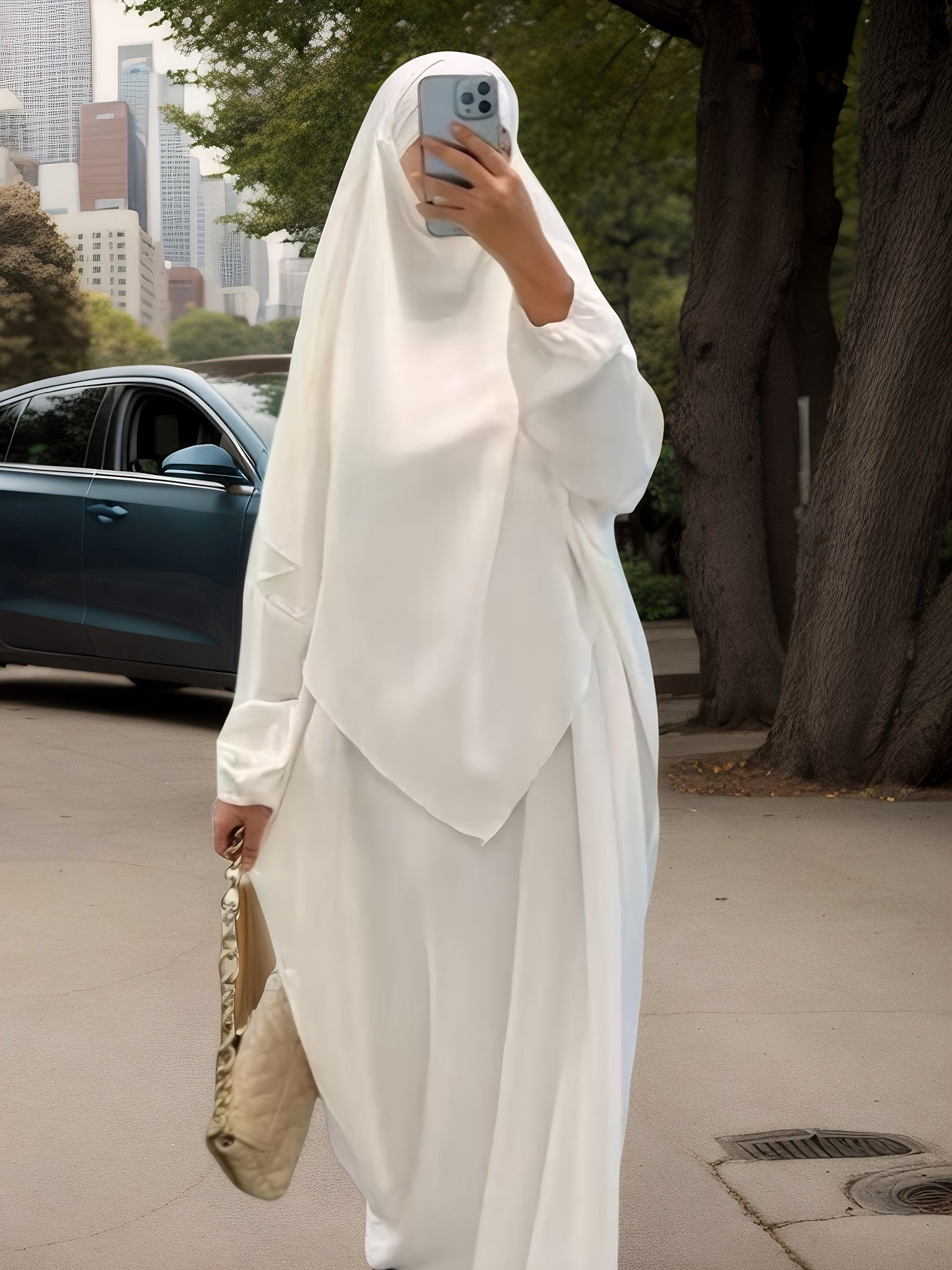 Plus o'lcham Maxi Abaya kiyi odatiy uzunlikdagi uzun qo'lqopli to'liq qora