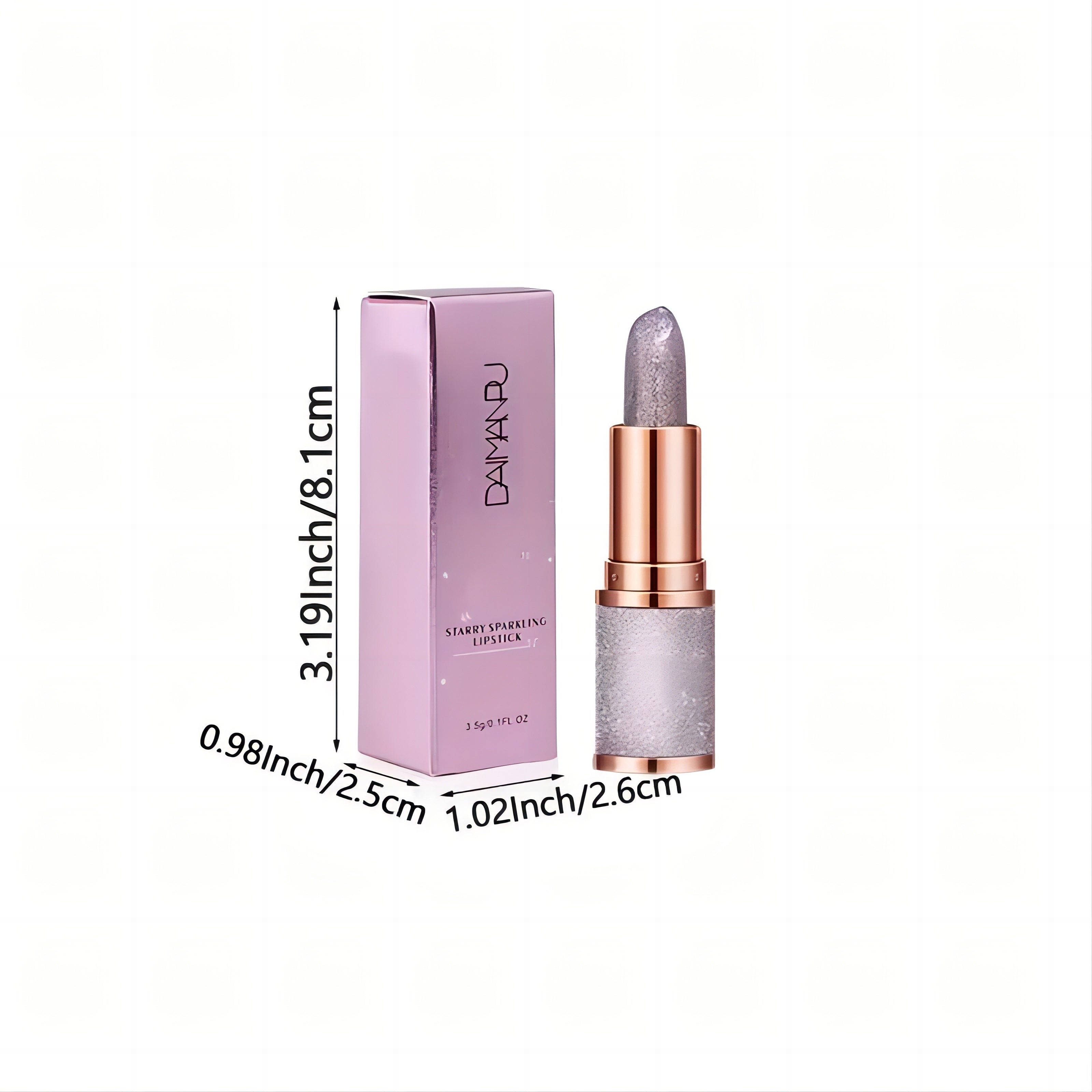 Mujer Bálsamo de labios rosa frambuesa de larga duración con brillo mate hidratante