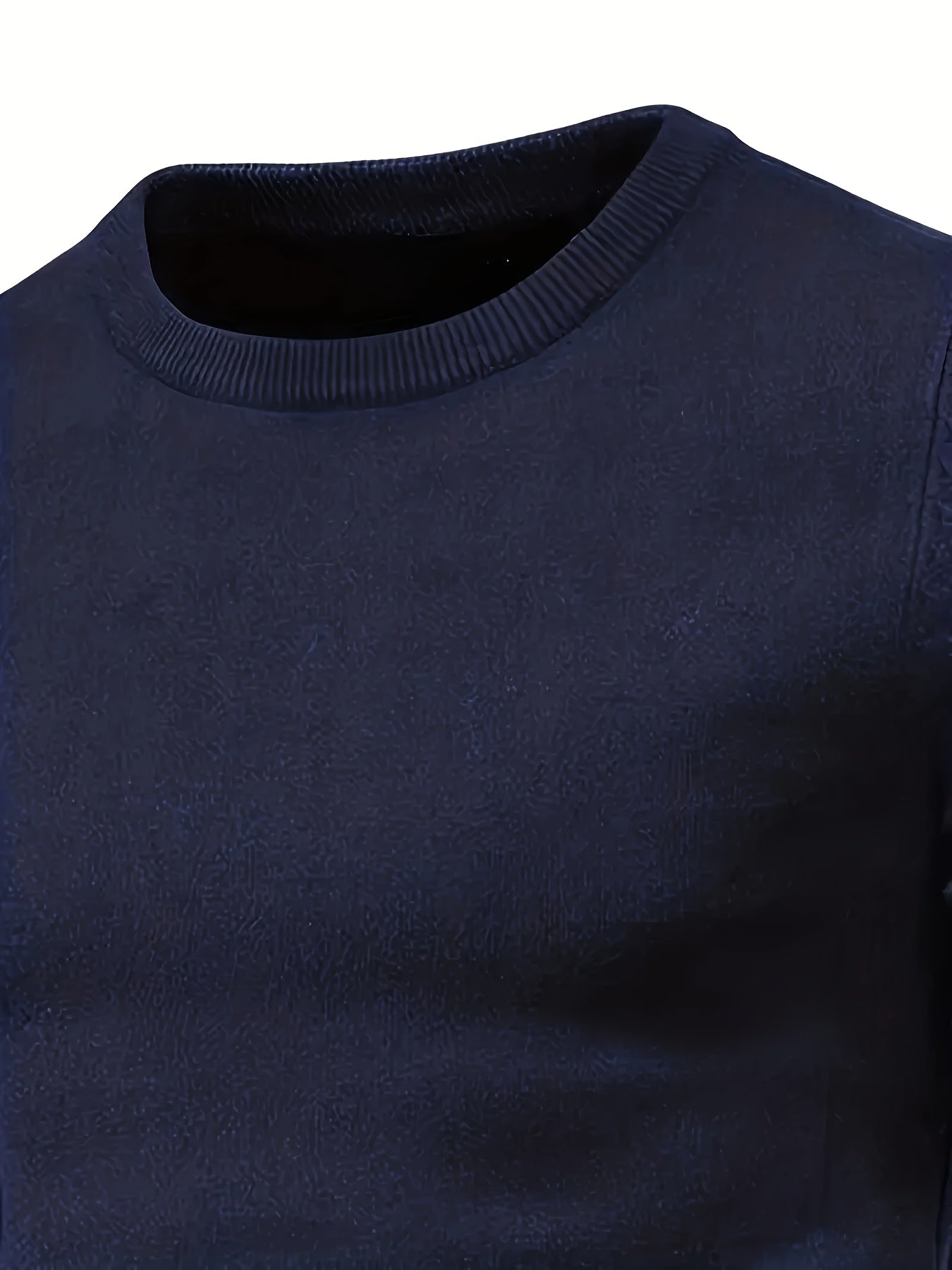 Мужской свитер с геометрическим узором, круглый вырез, длинные рукава, обычный крой, вязаный материал, для всех сезонов