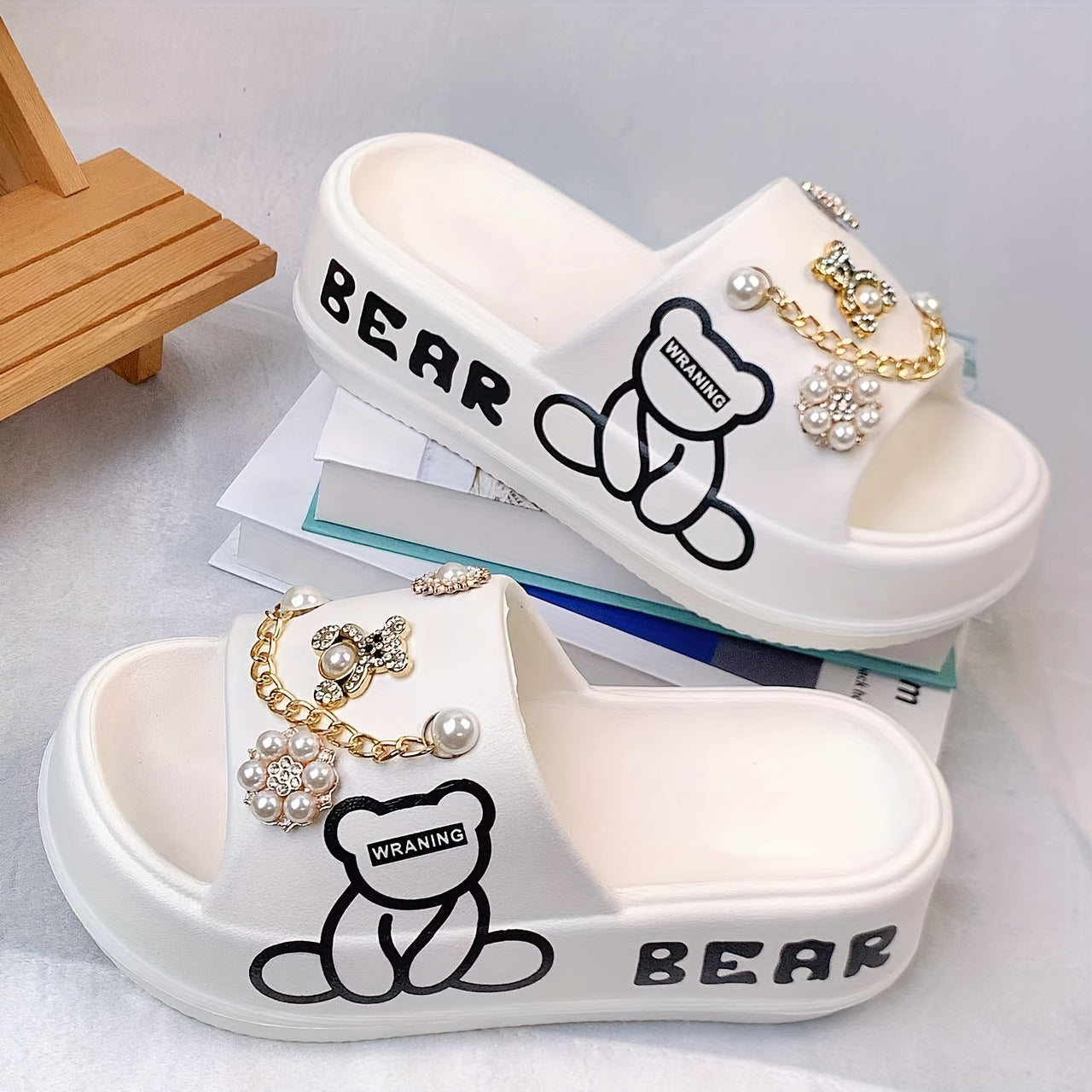 Women's EVA Slide Sandals Open Toe Beach Shoes Durable Comfort