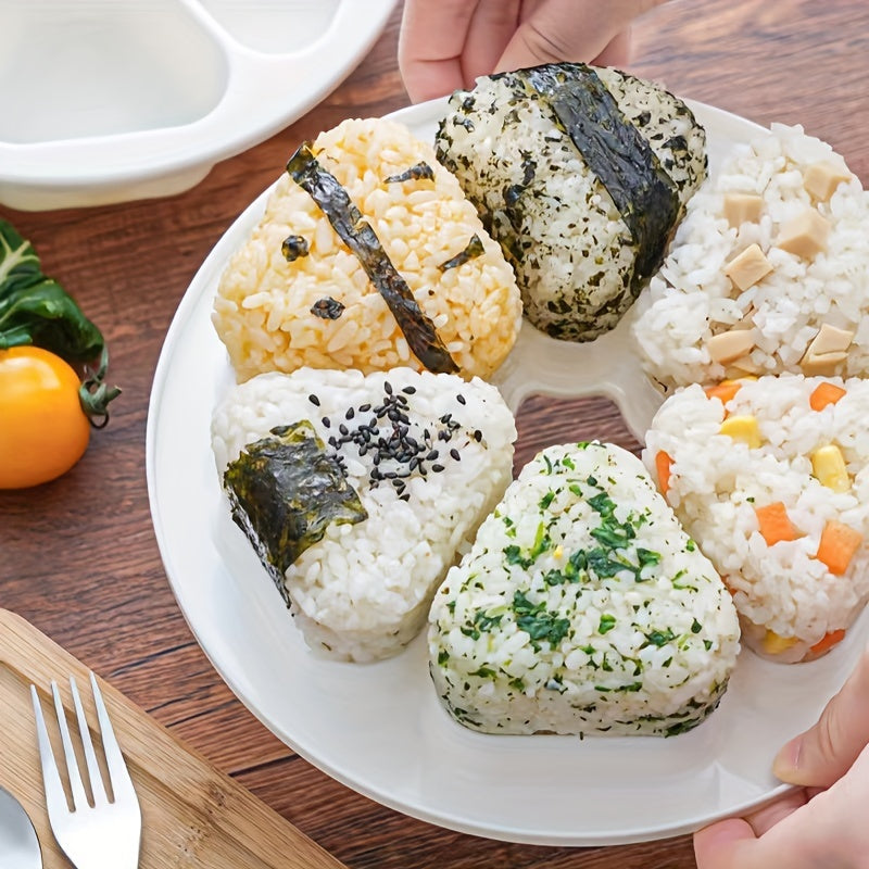 Japanese Rice and Vegetable Sushi Mold Set for Making Six Shapes and Bento Boxes