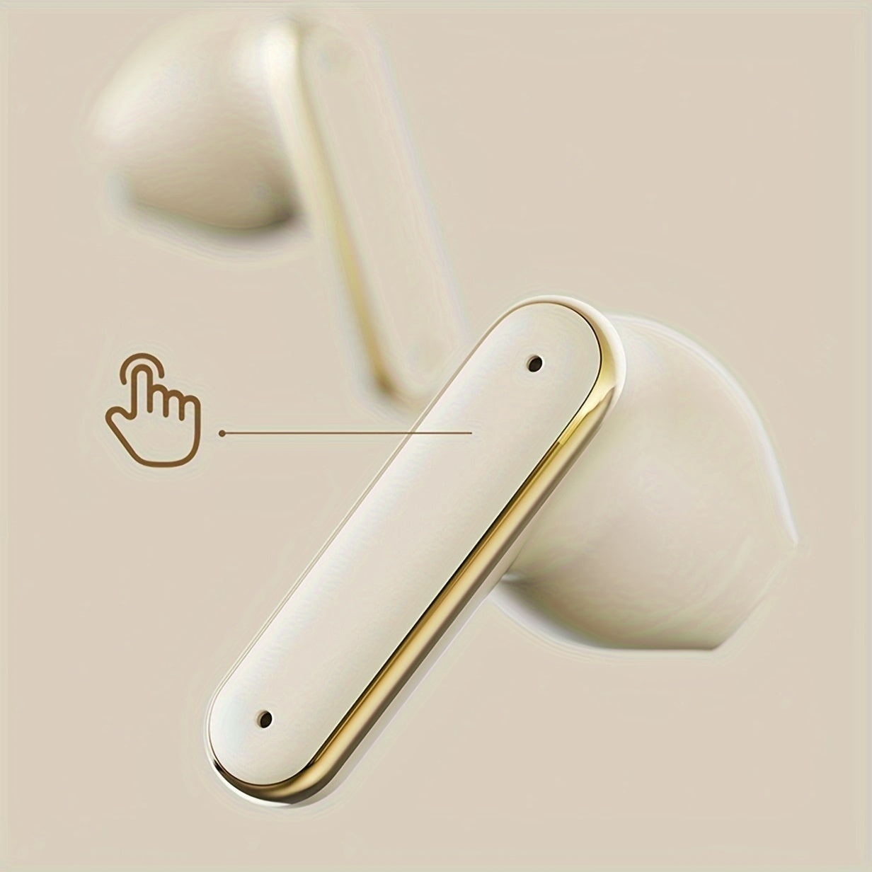 Auriculares inalámbricos semi en oído 9D HIFI estéreo Dolby audio control táctil compatibles con teléfonos móviles