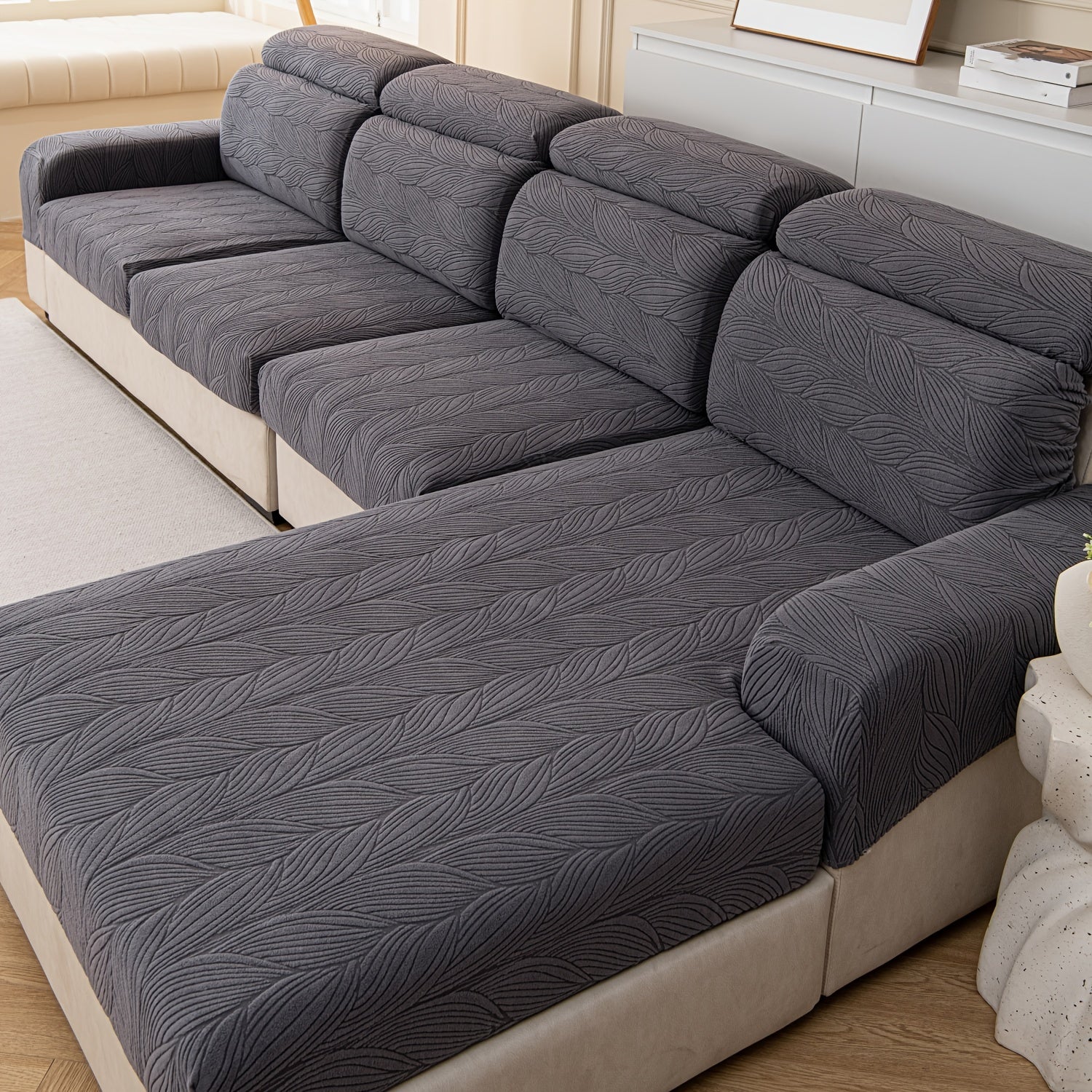 Полярный флис растягивающийся чехол для дивана для домашних животных, декор для дома.