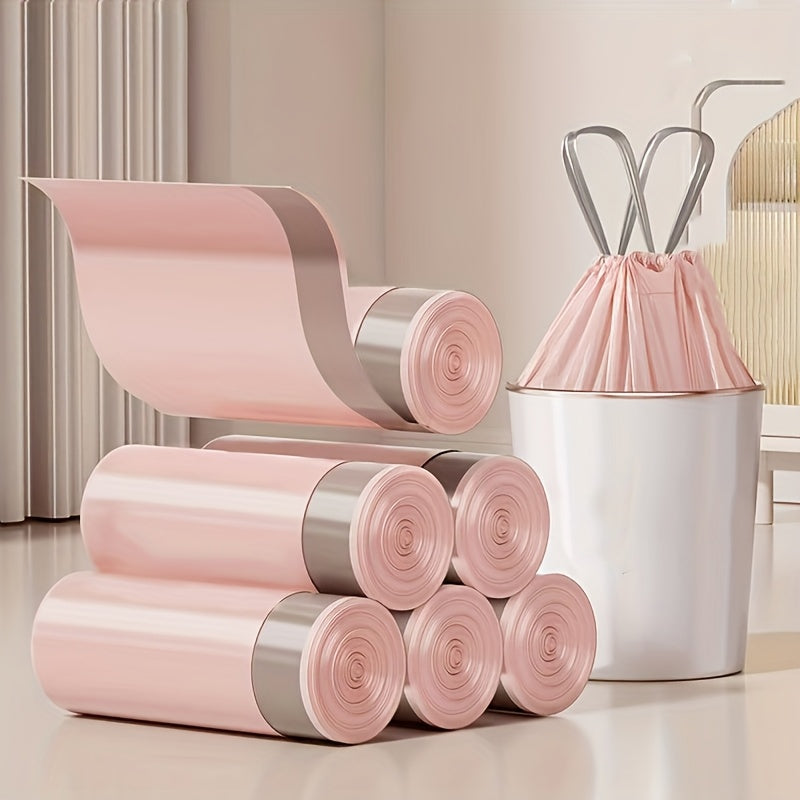 Extra Thick Durable Polyethylene Trash Bags 30 50 100 Pack for Kitchen Bathroom Bedroom