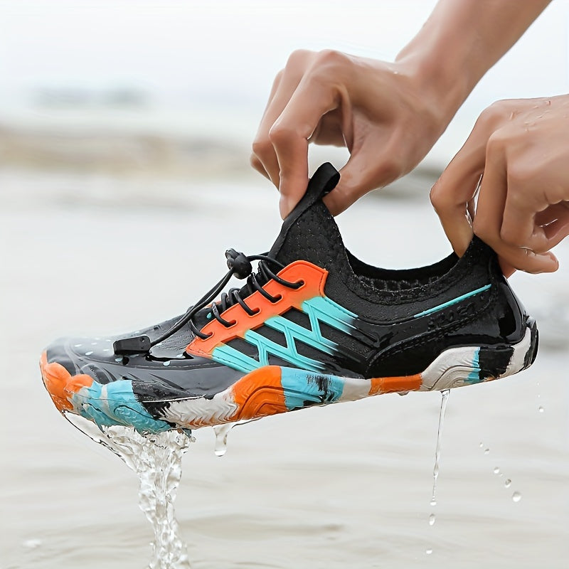 Unisex Water Shoes Quick-Dry Mesh Anti-Slip Rubber Sole for Beach and Water Activities