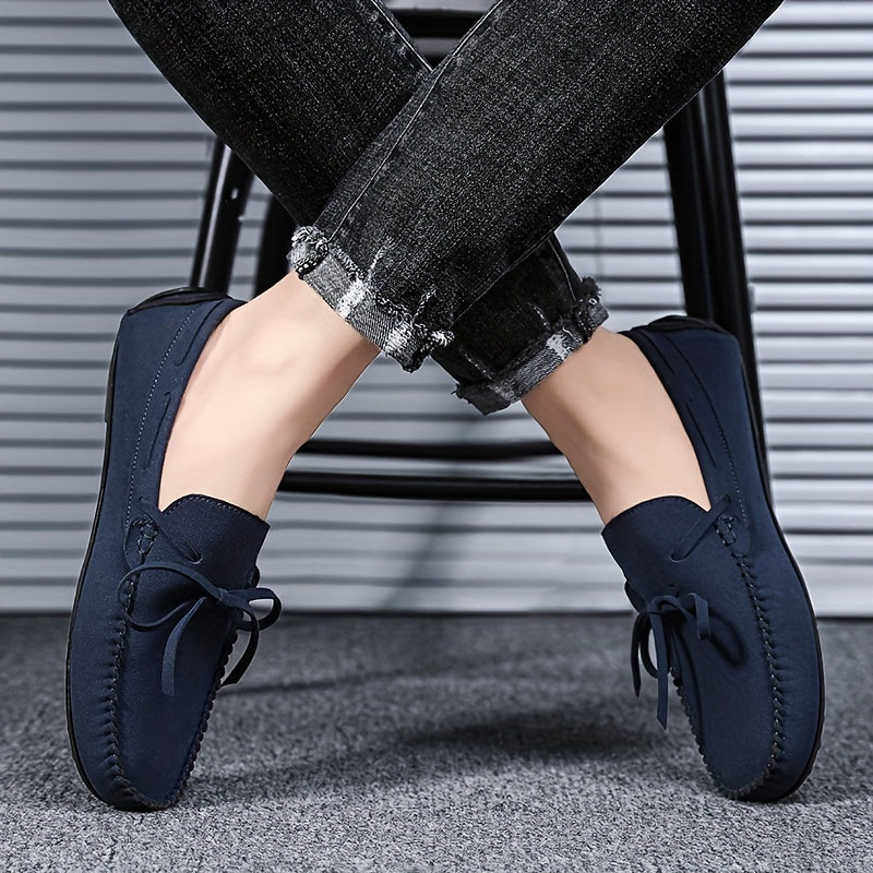 Men's Slip-On Indoor Outdoor House Shoes Solid Fiber Rubber Casual Comfortable