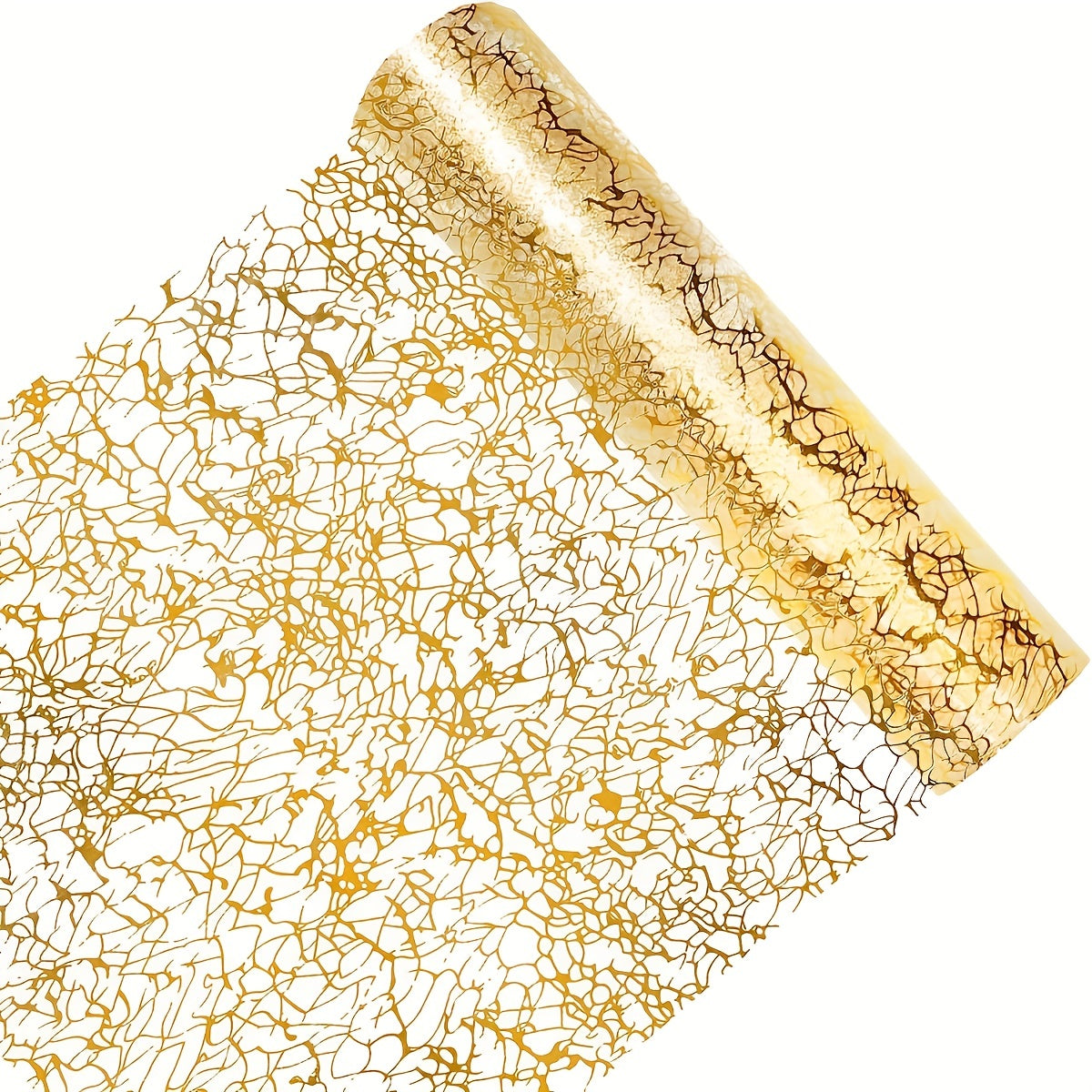 Golden Glitter Table Runner 274cm for Weddings Birthdays and Events