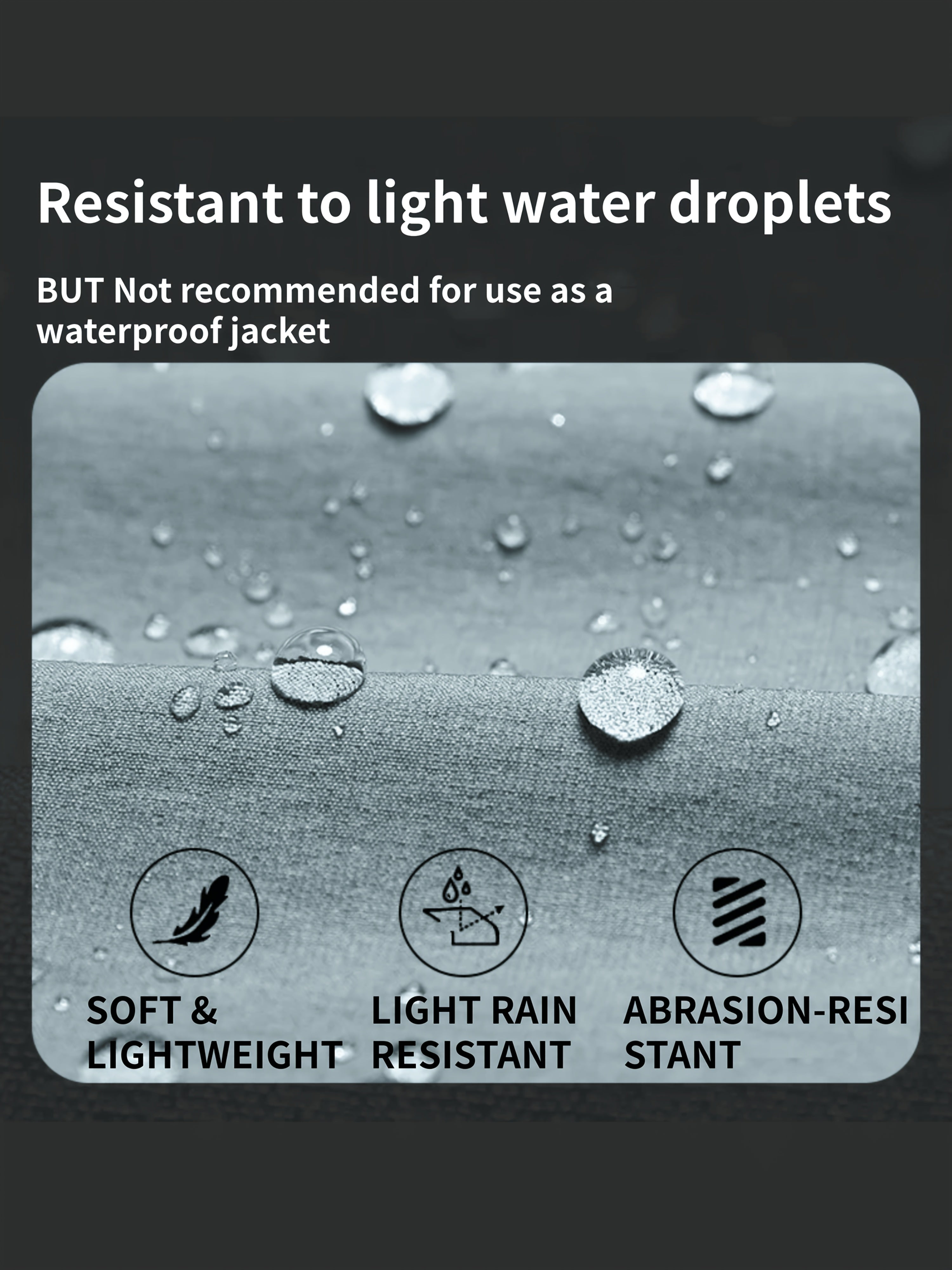 Chaqueta con capucha para hombre de poliamida y spandex, patrón de letras, con cremallera, para actividades al aire libre como senderismo y running, ideal para primavera y otoño.