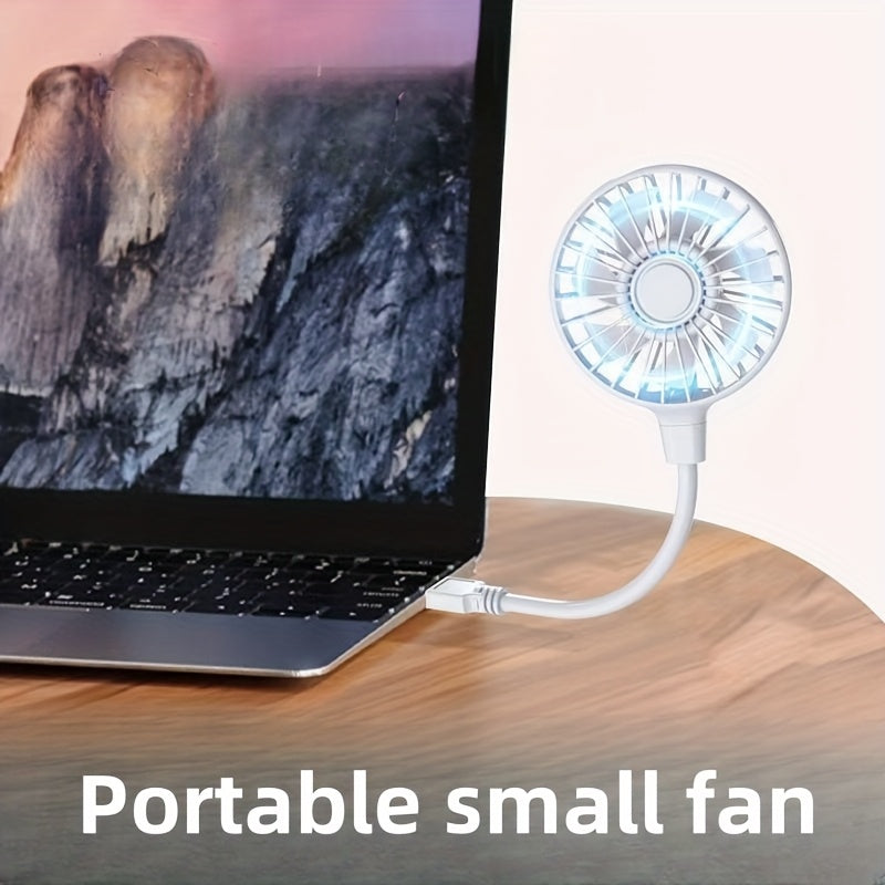 USB Small Fan Bendable Portable Cooling Fan for Computer or Power Bank