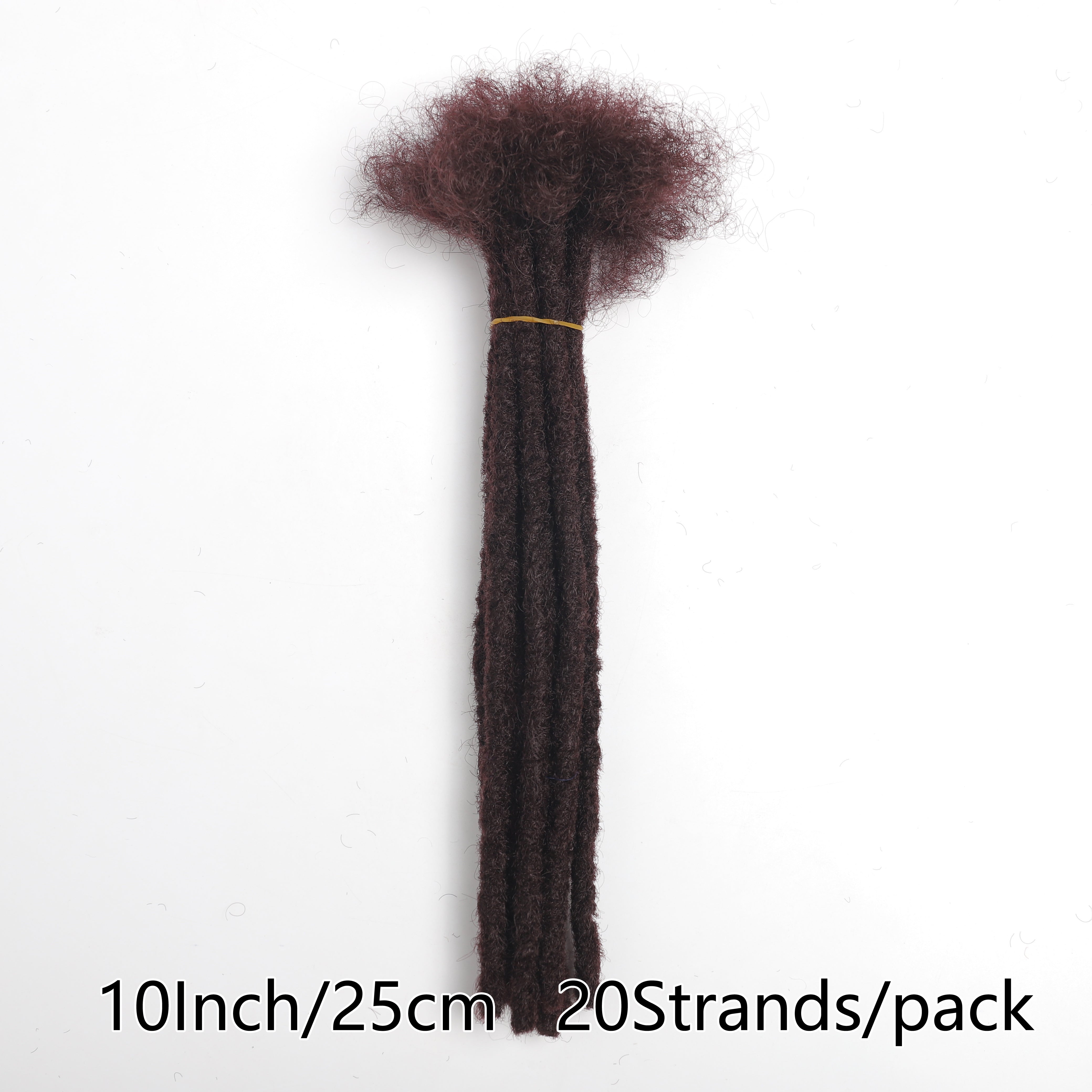 10-Inch Synthetic Loc Dreadlocks Extensions 20 Strands Afro Kinky Style