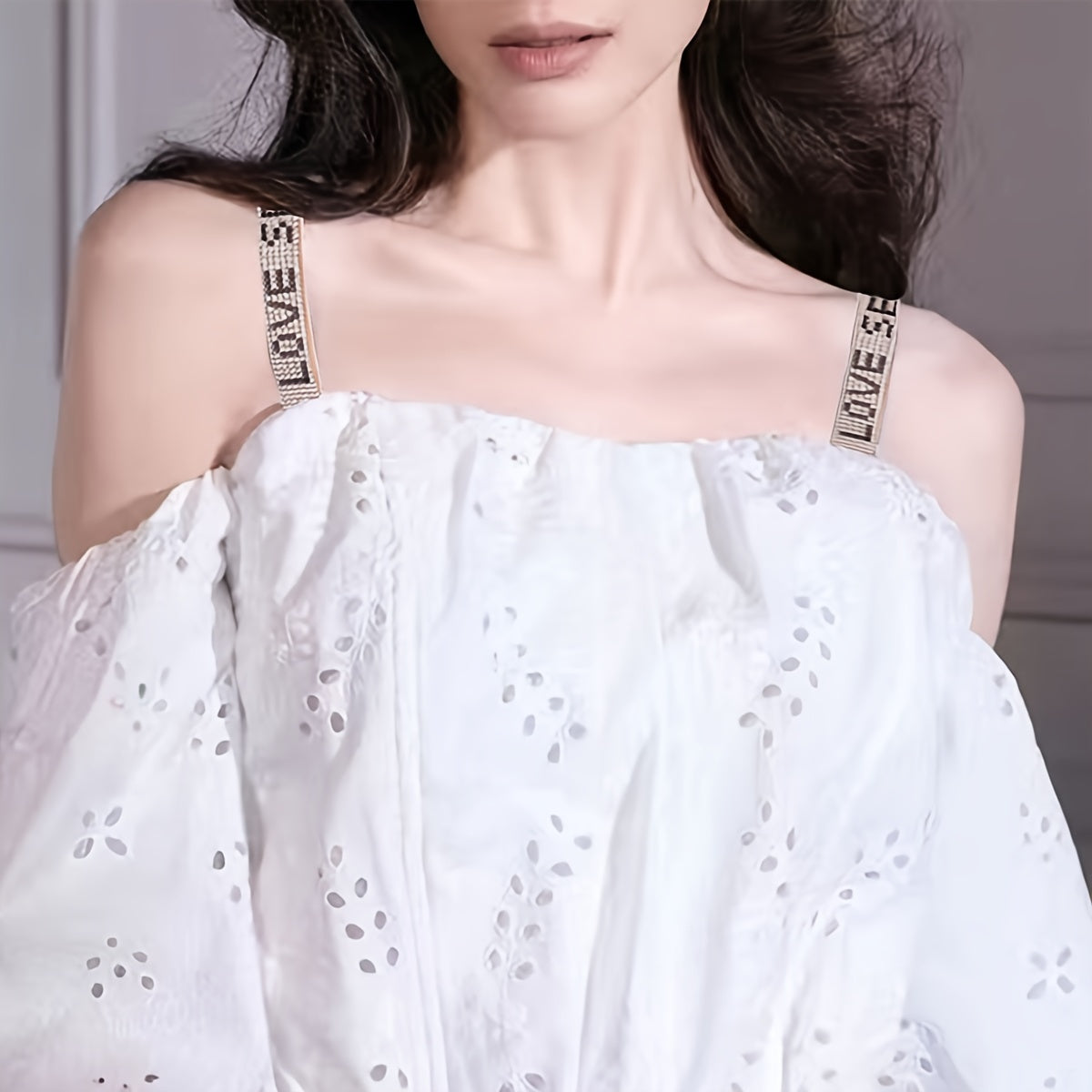 Rhinestone Elastic Bra Straps for Women's Lingerie Adjustable Underwear Accessories