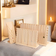 Деревянная стойка для демонстрации украшений в виде буквы L для вертикальной подвески