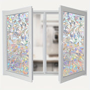 Self-Adhesive PVC Glass Window Film Waterproof Moisture-Resistant UV-Resistant for Bathroom and Living Room