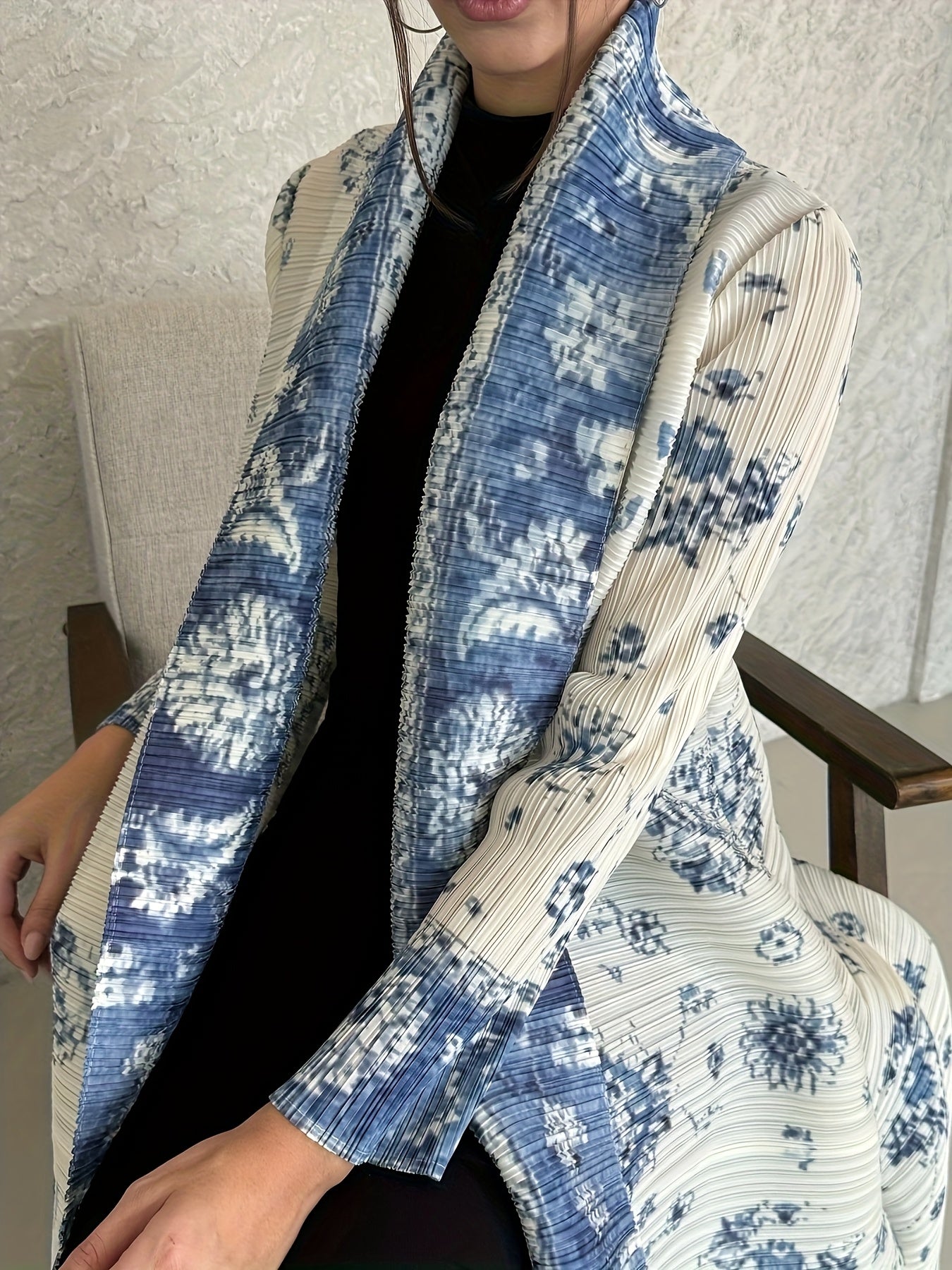 Abaya kaftan de talla grande para mujer con estampado floral, ajuste holgado, transpirable, para verano, temporada de capas