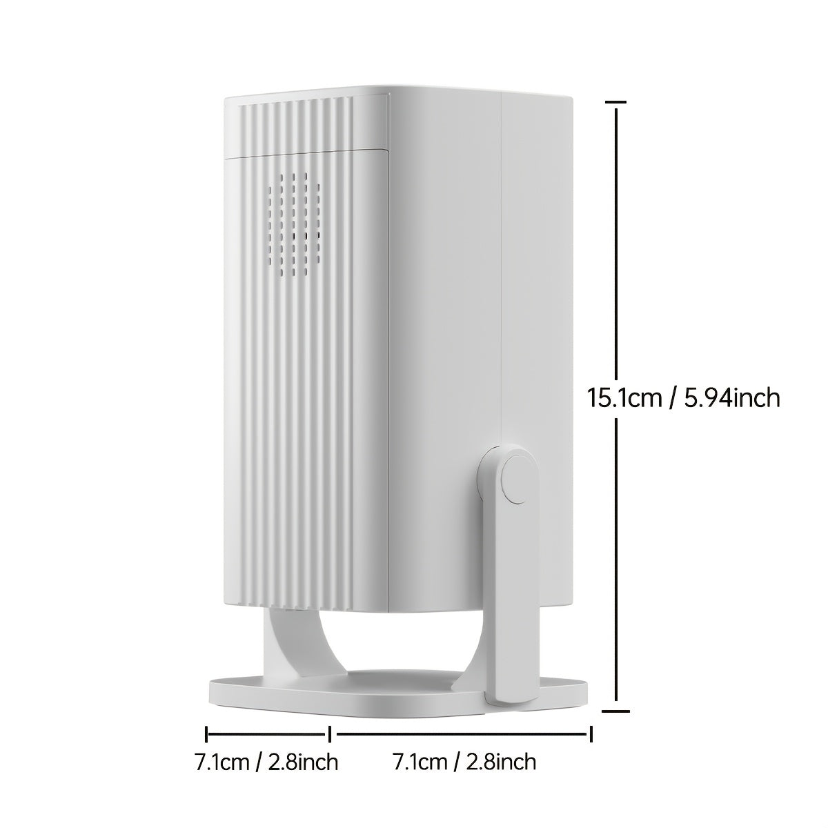 Mini proyector 3D con soporte giratorio, compatible con HDMI USB AV para hogar y oficina