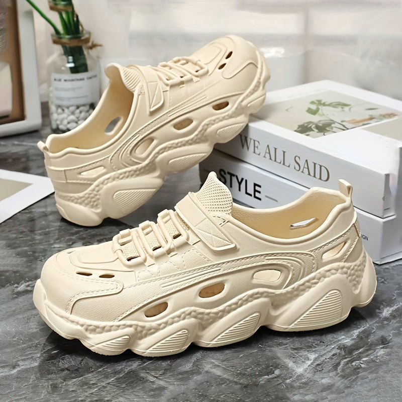 Women's Breathable EVA Beach Clogs with Thick Sole and Non-Slip Grip