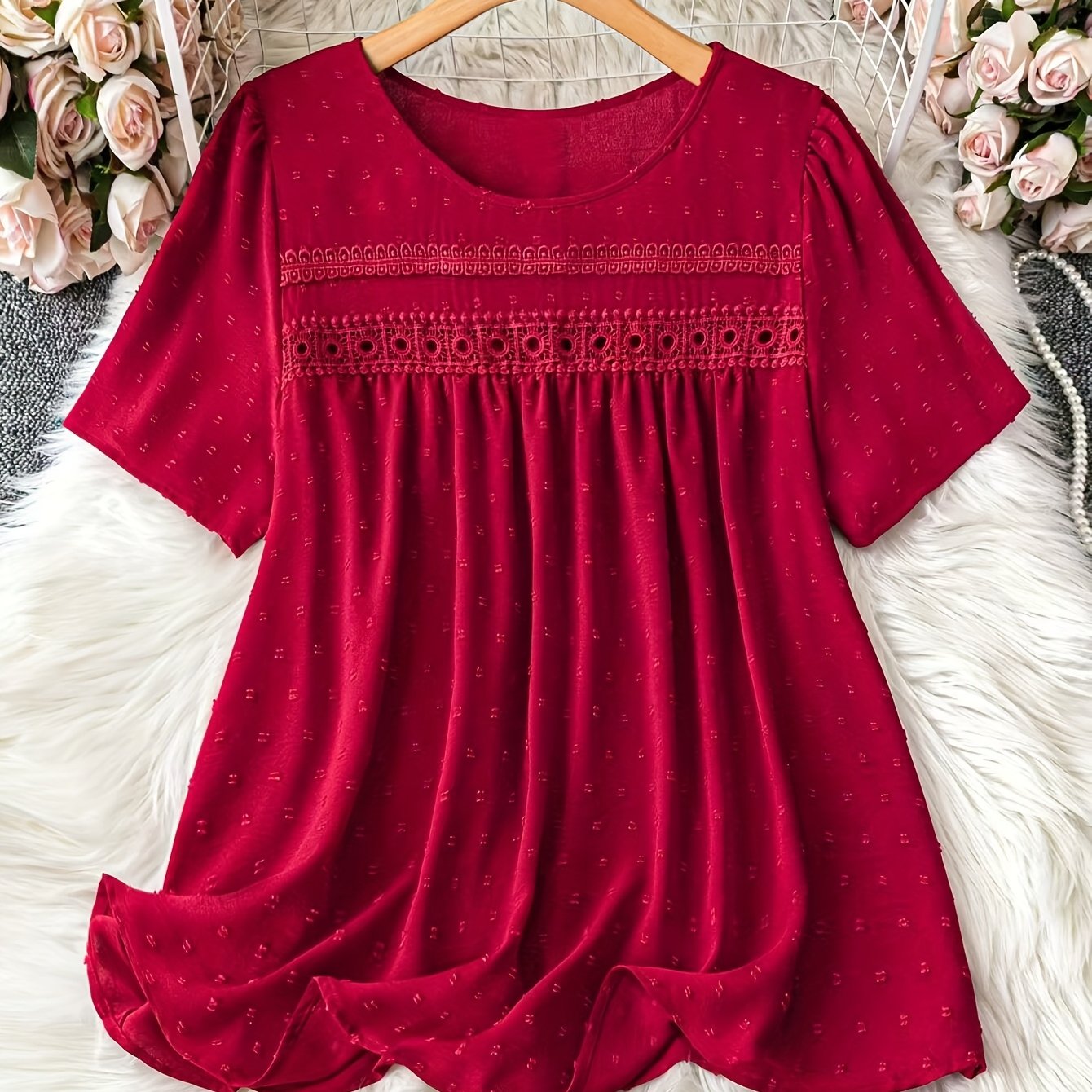 Plus o'lcham ayollar moda topi, kundalik, qulay, erkin fit