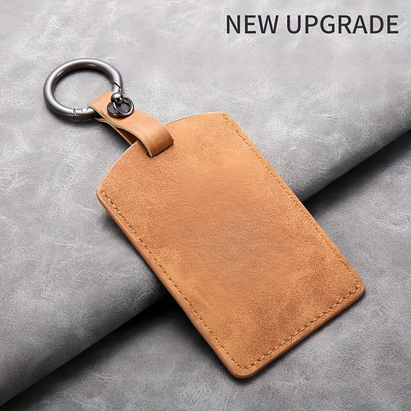Universal PU Leather Key Fob Cover for Cars, Stylish Durable Protector