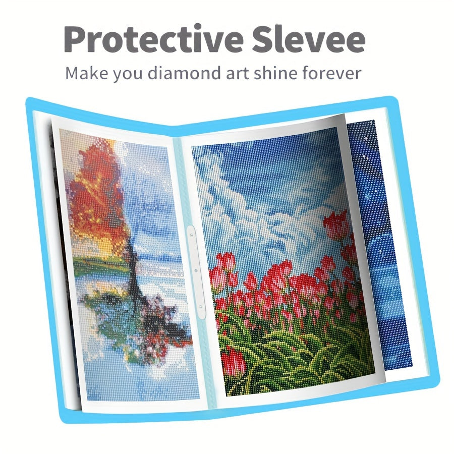 Diamond Painting Storage Book A1 8K 4K with Pocket and View Protectors