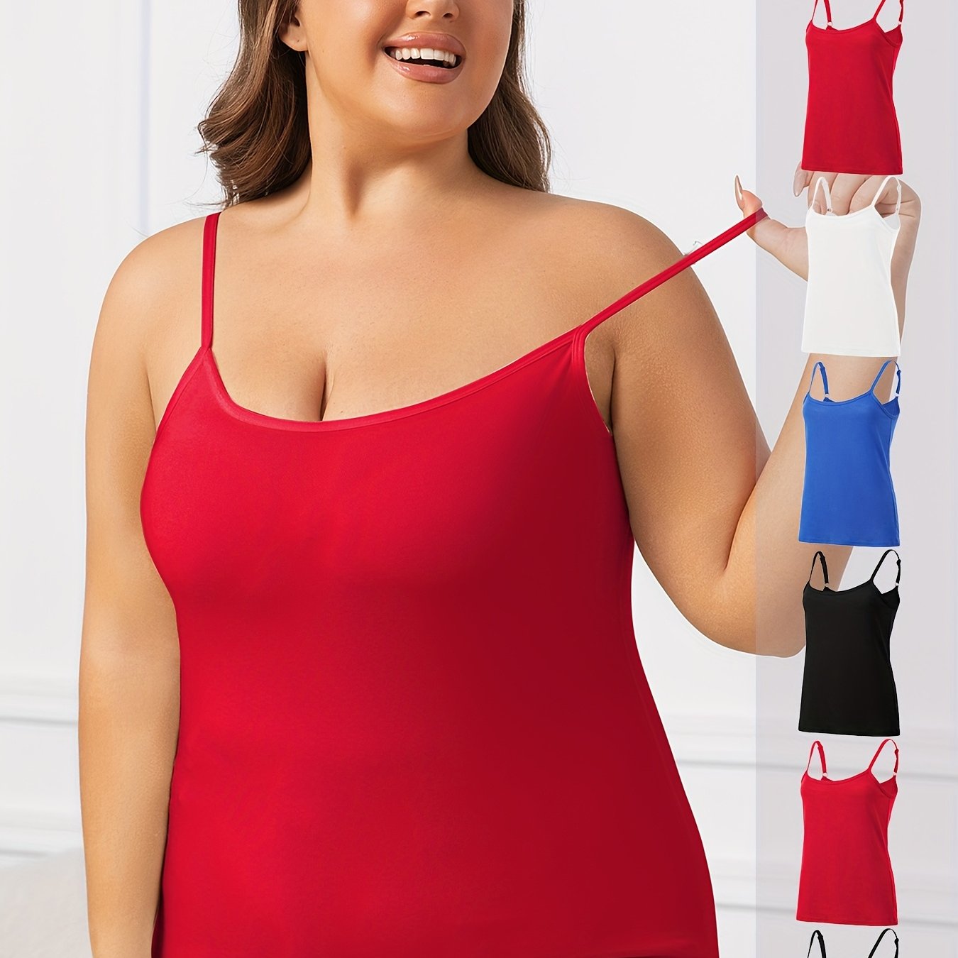 Женские майки большого размера с регулируемой посадкой, свободный крой, полупрозрачный эластичный материал, упаковка из 6 штук
