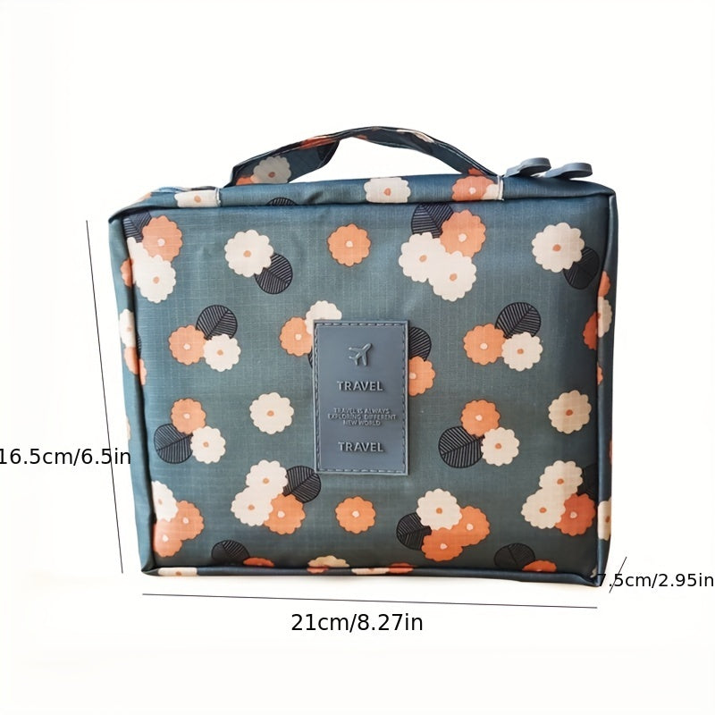 Women's Waterproof Travel Makeup Bag and Cosmetic Organizer
