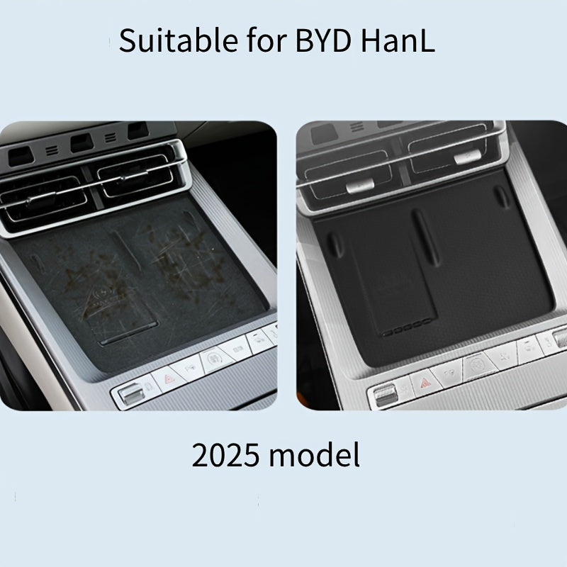 Silicone Dashboard Mat for 25 BYD Han L Car Interior Anti-Slip Protector