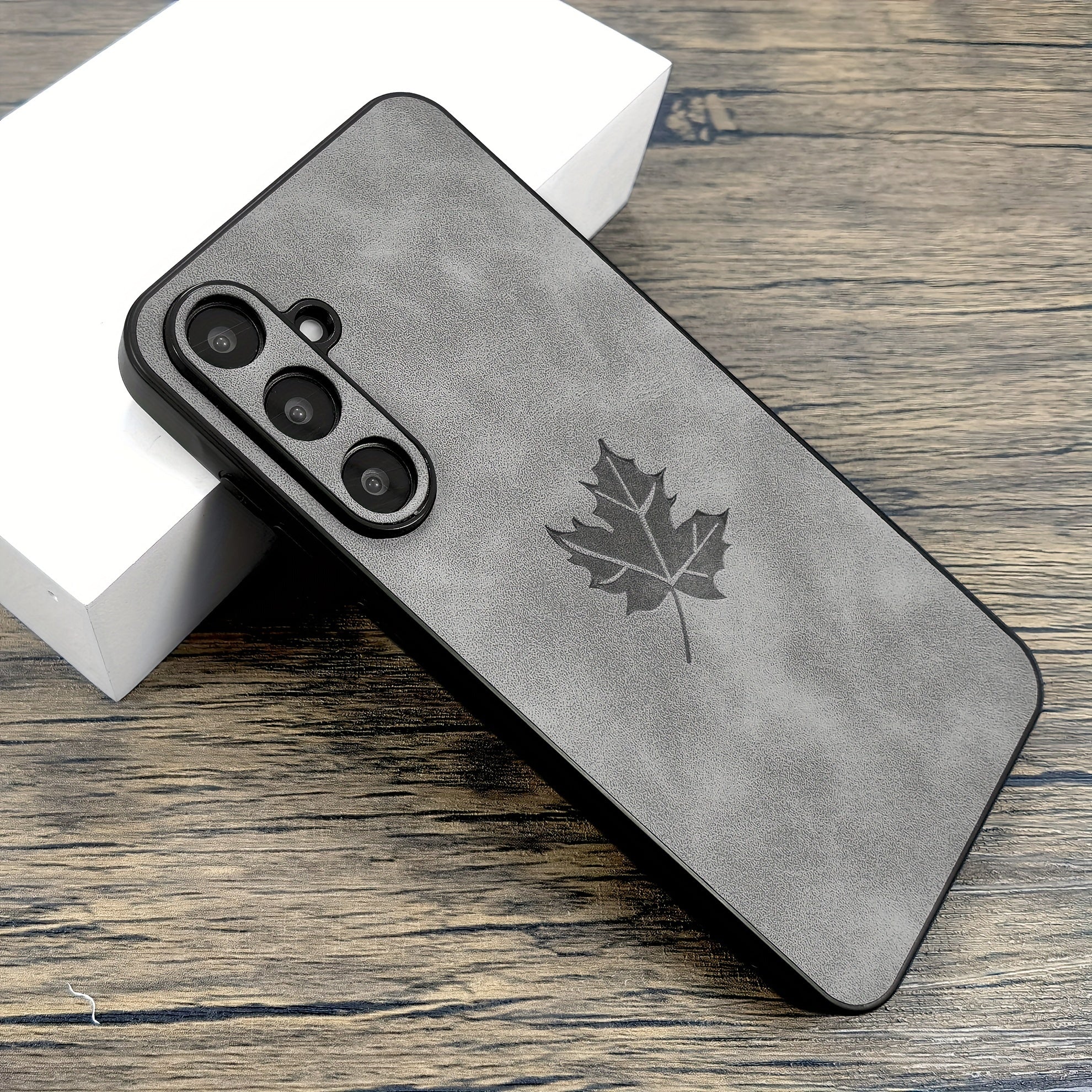 Faux Leather Phone Case for Samsung Galaxy A52 A53 A54 A55 Retro Bumper Cover