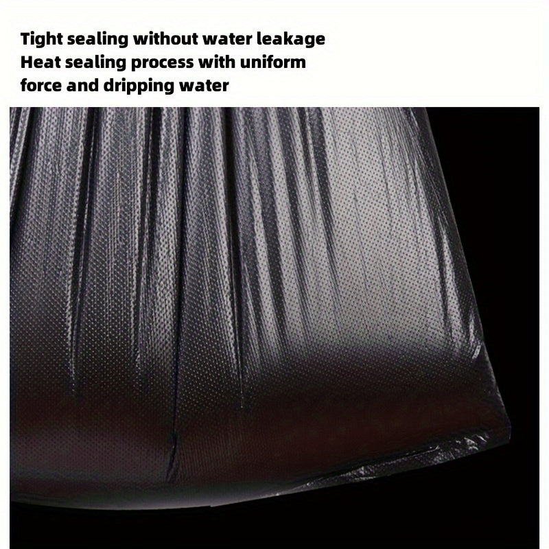 Extra Thick Large Black Garbage Bag for Commercial Use with Flat Mouth