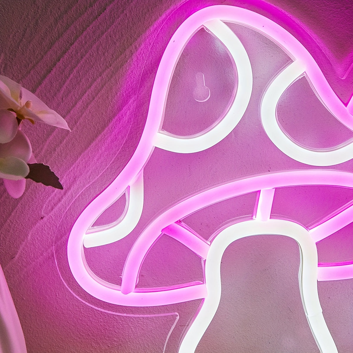 Mushroom-Shaped LED Neon Sign for Bedroom Decor Parties Weddings Holidays