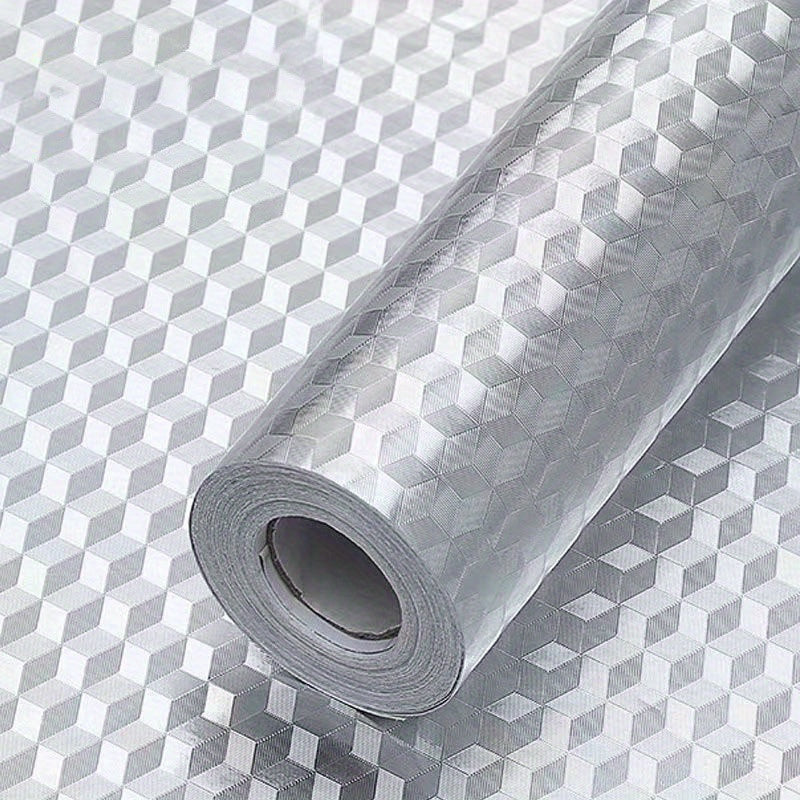 Kitchen Self-Adhesive Aluminum Foil Fireproof Waterproof Stickers