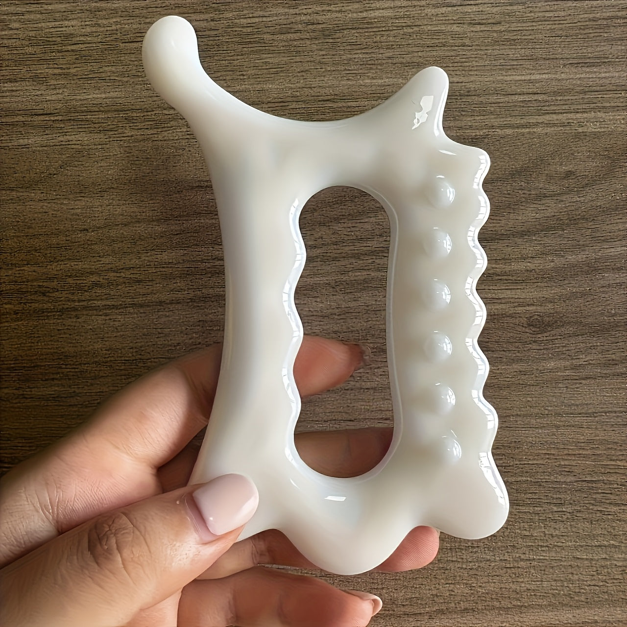 Bio Thumb Massager with Wave Edge Therapy Board for Deep Tissue Fascia Relaxation Facial Contouring