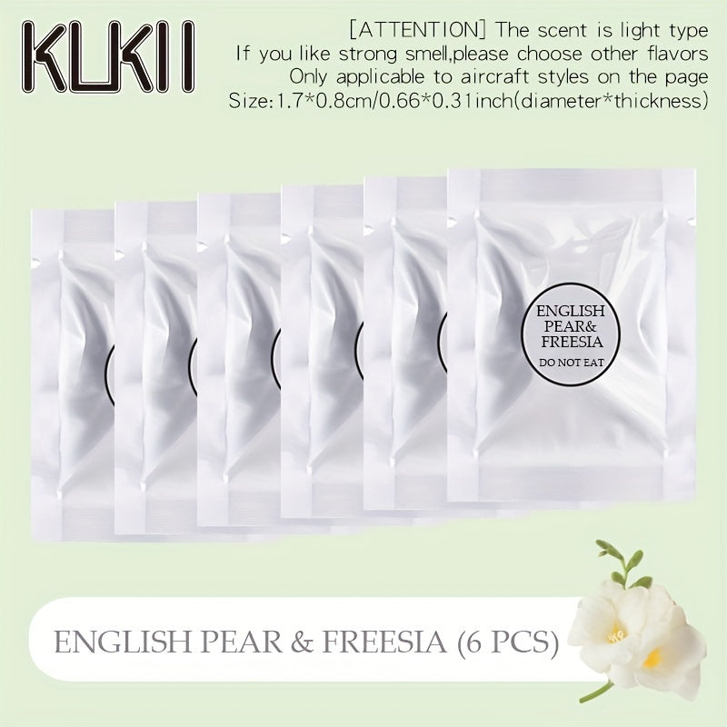 Car Air Freshener Scented Tablets Pack of 6 or 15 for Cars and SUVs