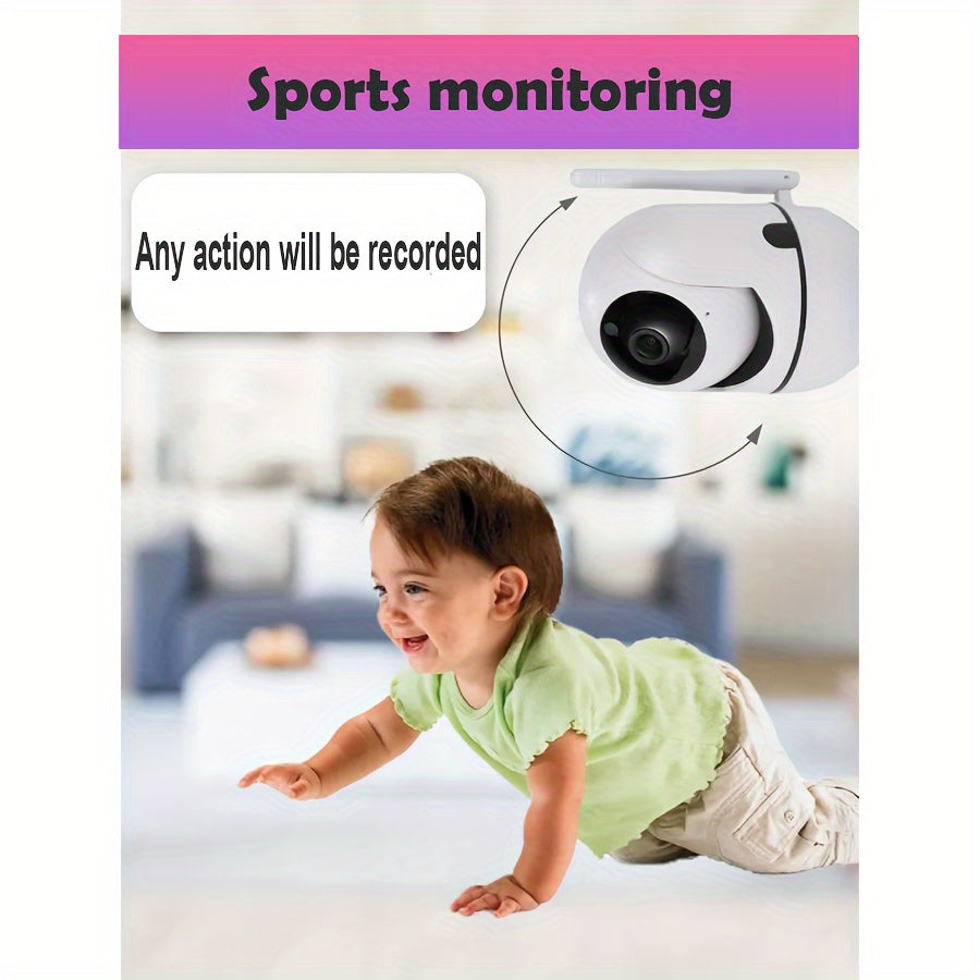 1080P Wireless Security Camera with Motion Detection Night Vision Two-Way Audio WiFi IP Camera