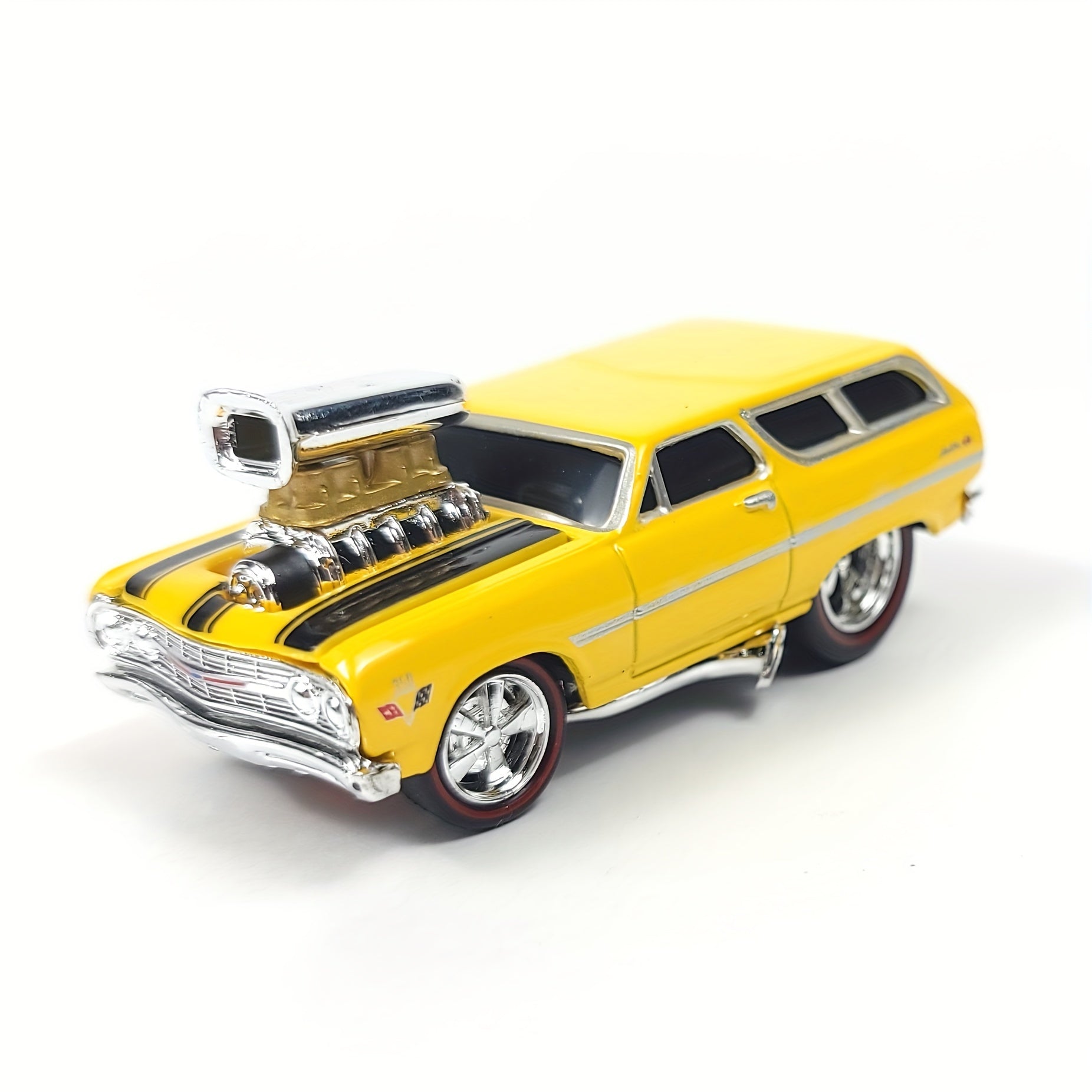 Kids Diecast Metal Car Model 1:64 Scale Yellow Collectible Vehicle Toy
