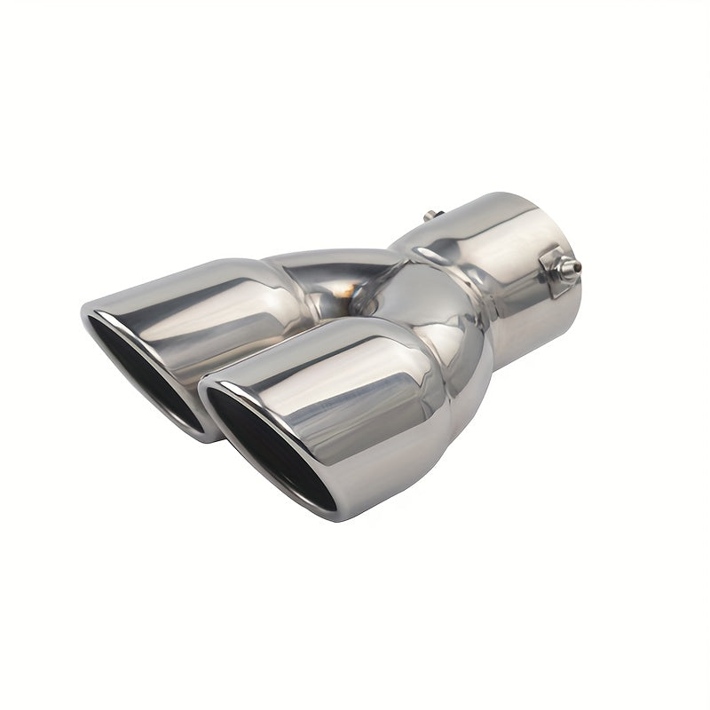Stainless Steel Car Exhaust Pipe Double-Row Straight Large Tail Pipe Modification Kit