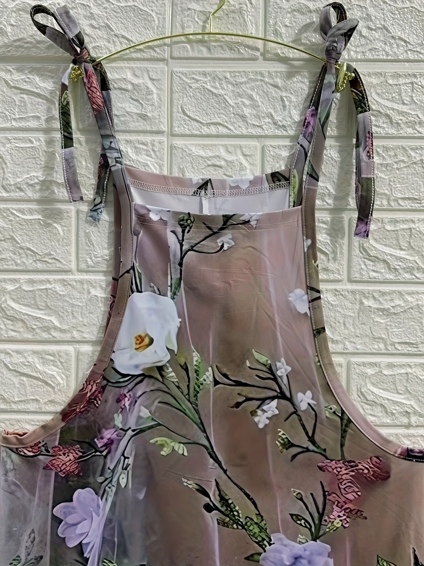 Plus Size Women's Floral Print Overalls Polyester Knit Spring Summer Autumn