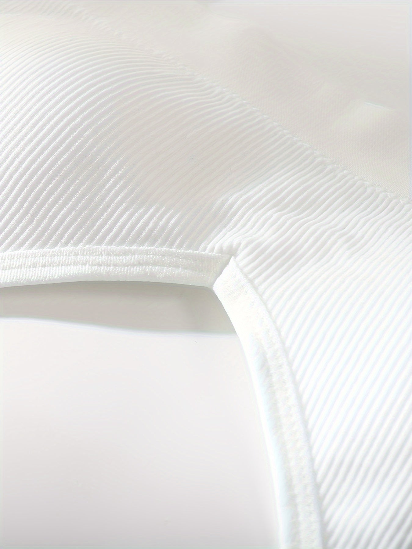 Women's Ribbed Wireless Bra Comfortable Stretch Lingerie for Women