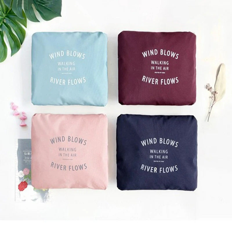 Bolsa de compresión con vacío apta para viajar, impermeable, de plástico, organizador de equipaje, de gran capacidad