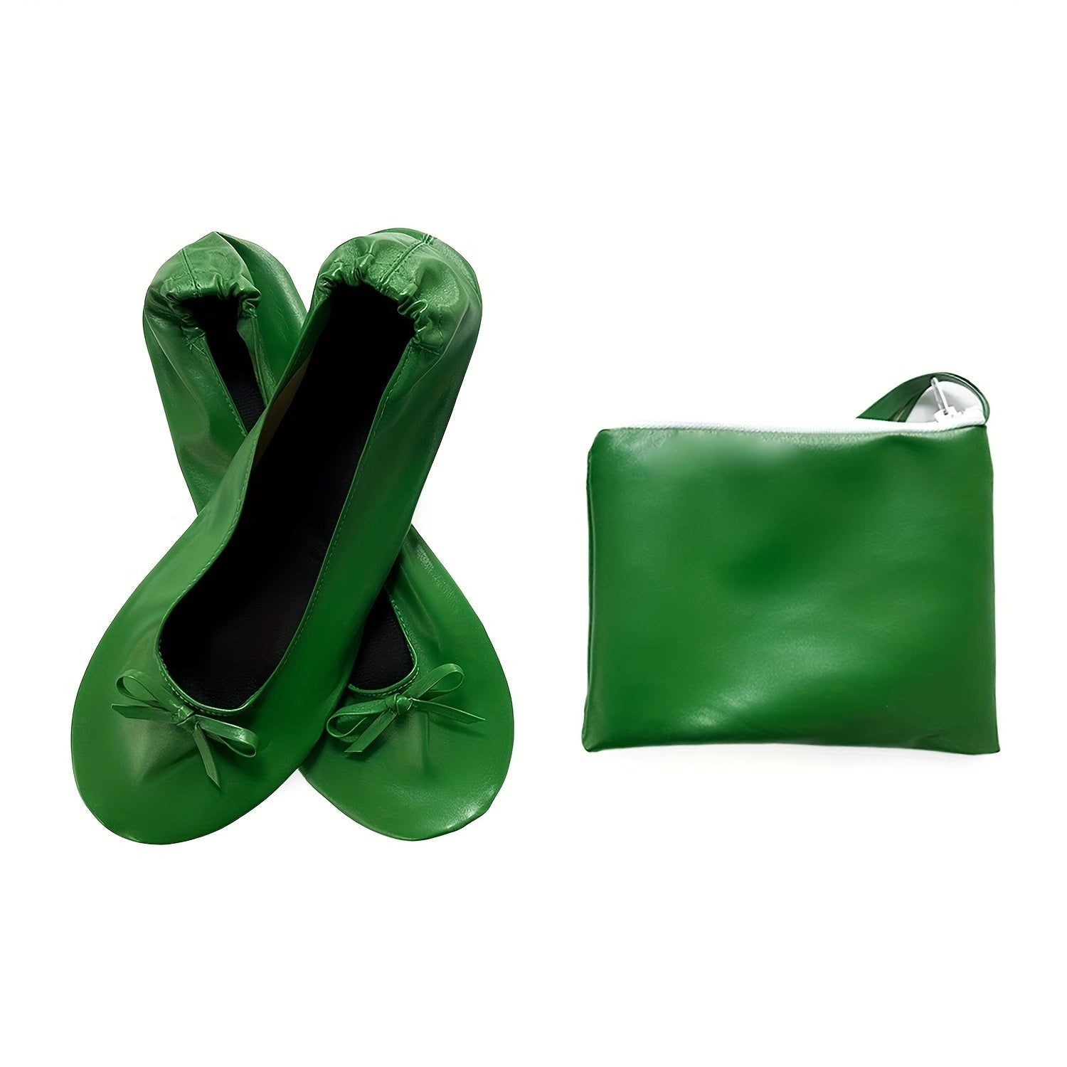 Women's Folding Indoor Dance Shoes Flat Slippers for Weddings