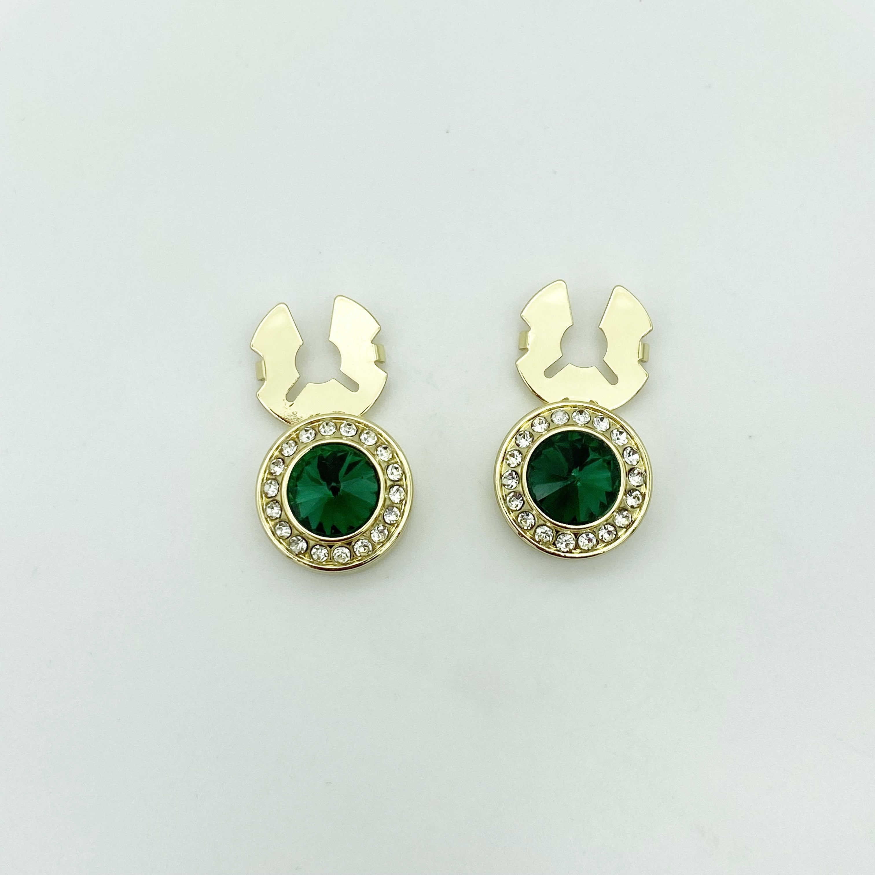 Ikkita tugma qopqog'i - Erkaklar va ayollar uchun porloq rhinestone mansheti, rasmiy va norasmiy kiyimlar uchun mos, maxsus tadbirlarda sovg'a berish uchun ajoyib