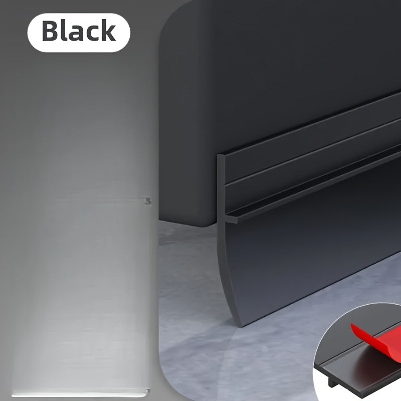 Windproof Door Seal Strip Self-Adhesive Soundproof Waterproof for Glass and Wooden Doors