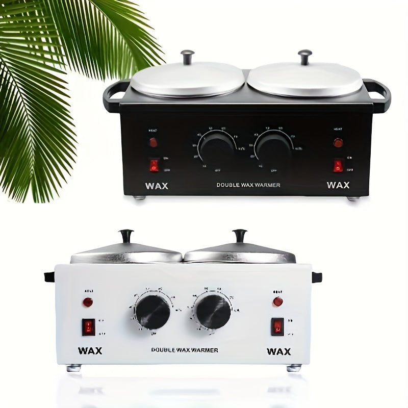 Salonlarda professional soch olib tashlash uchun sozlanadigan haroratga ega ikki tomonlama mum mashinasi.